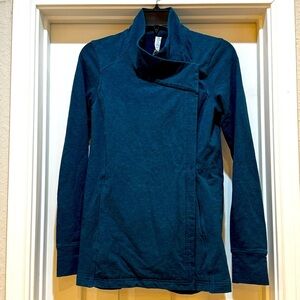 LULULEMON Coast Wrap II teal women’s jacket, size 4